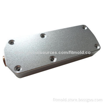 Precision CNC Machining Part, Sandblasting and Bright Silver Anodizing